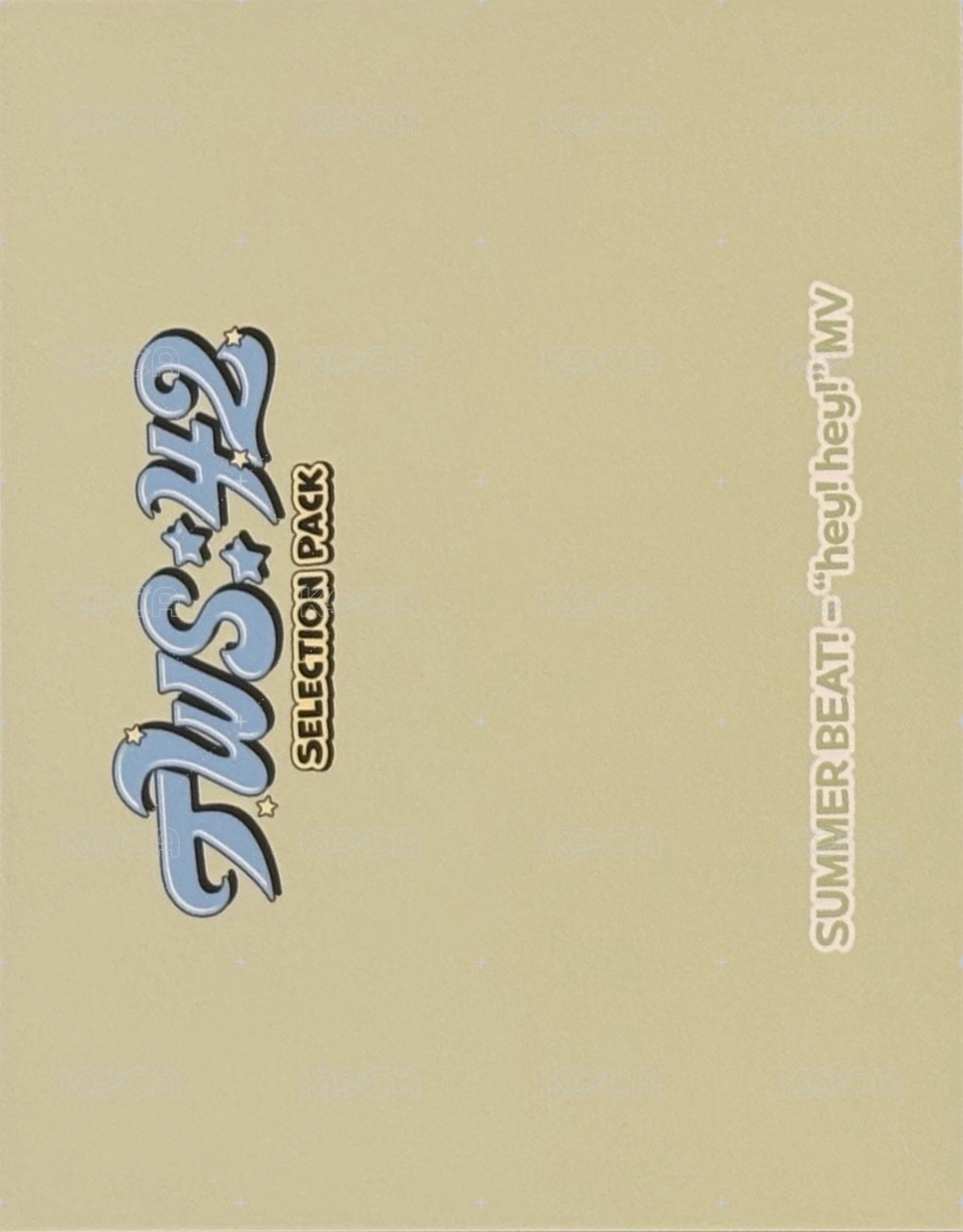 TWS:42 Selection Pack 周邊卡 2456四人卡 背面