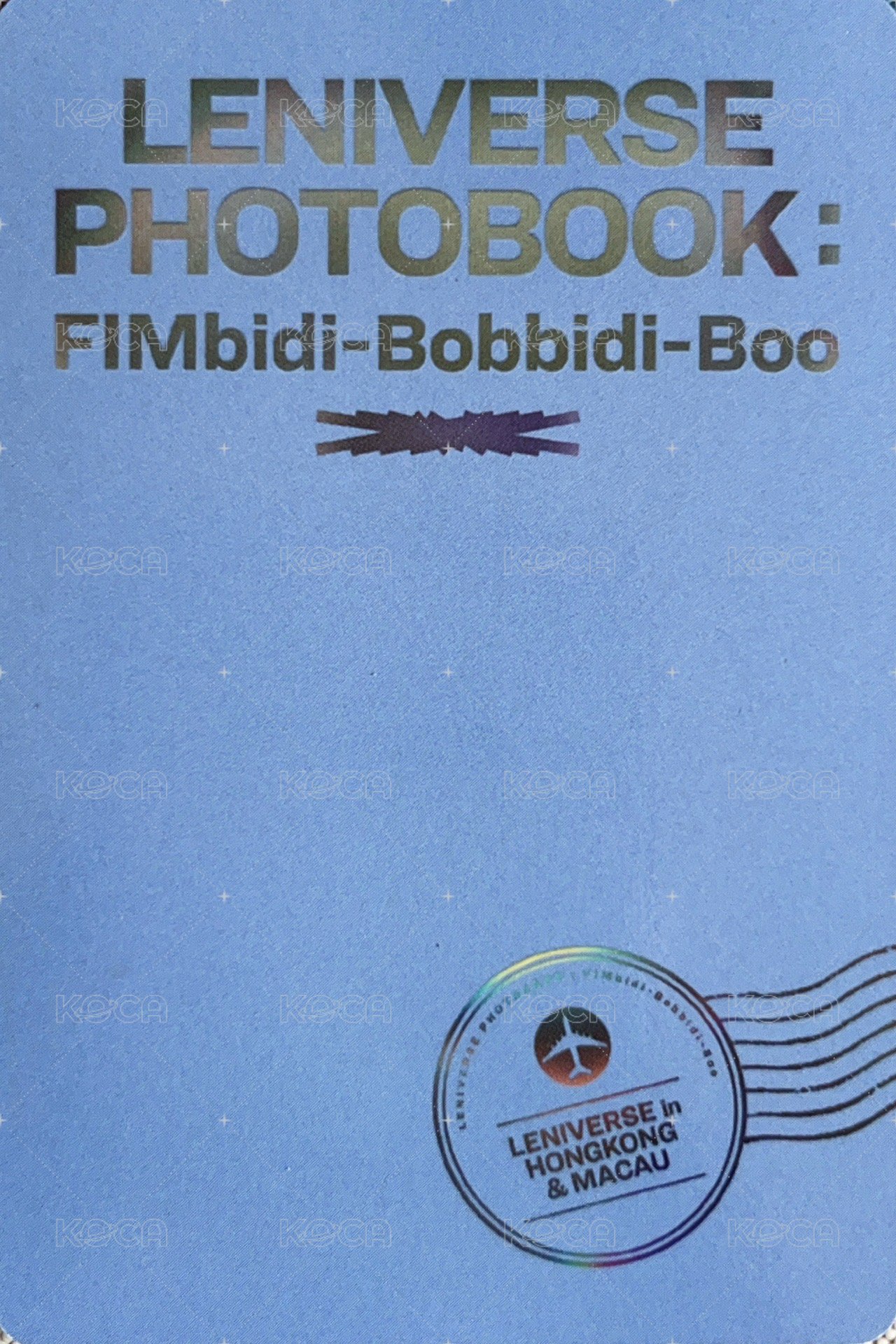 LENIVERSE PHOTOBOOK : FIMbidi-Bobbidi-Boo 周邊卡  背面