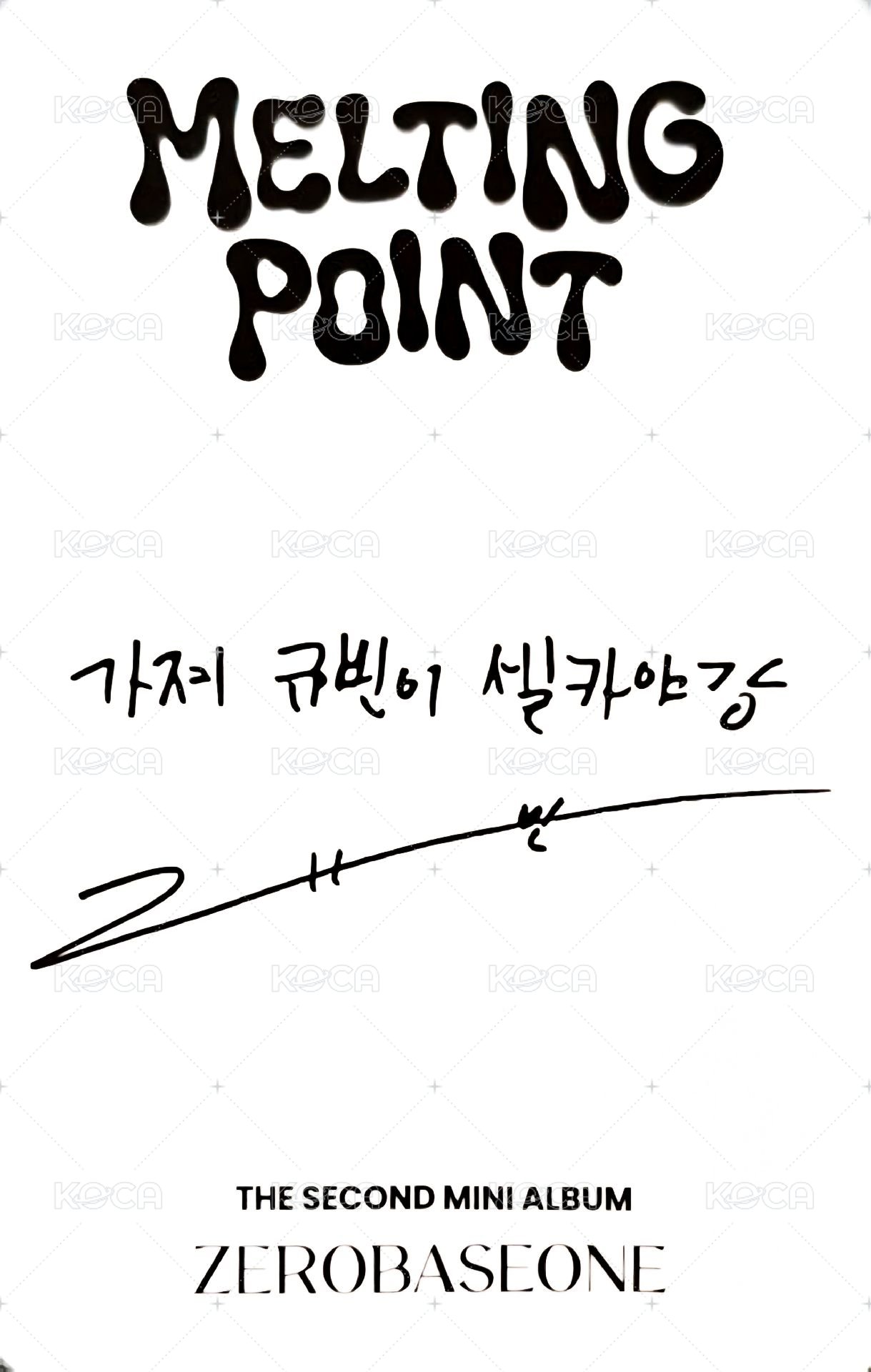 迷二 專輯卡 LOYALTY ver. 背面