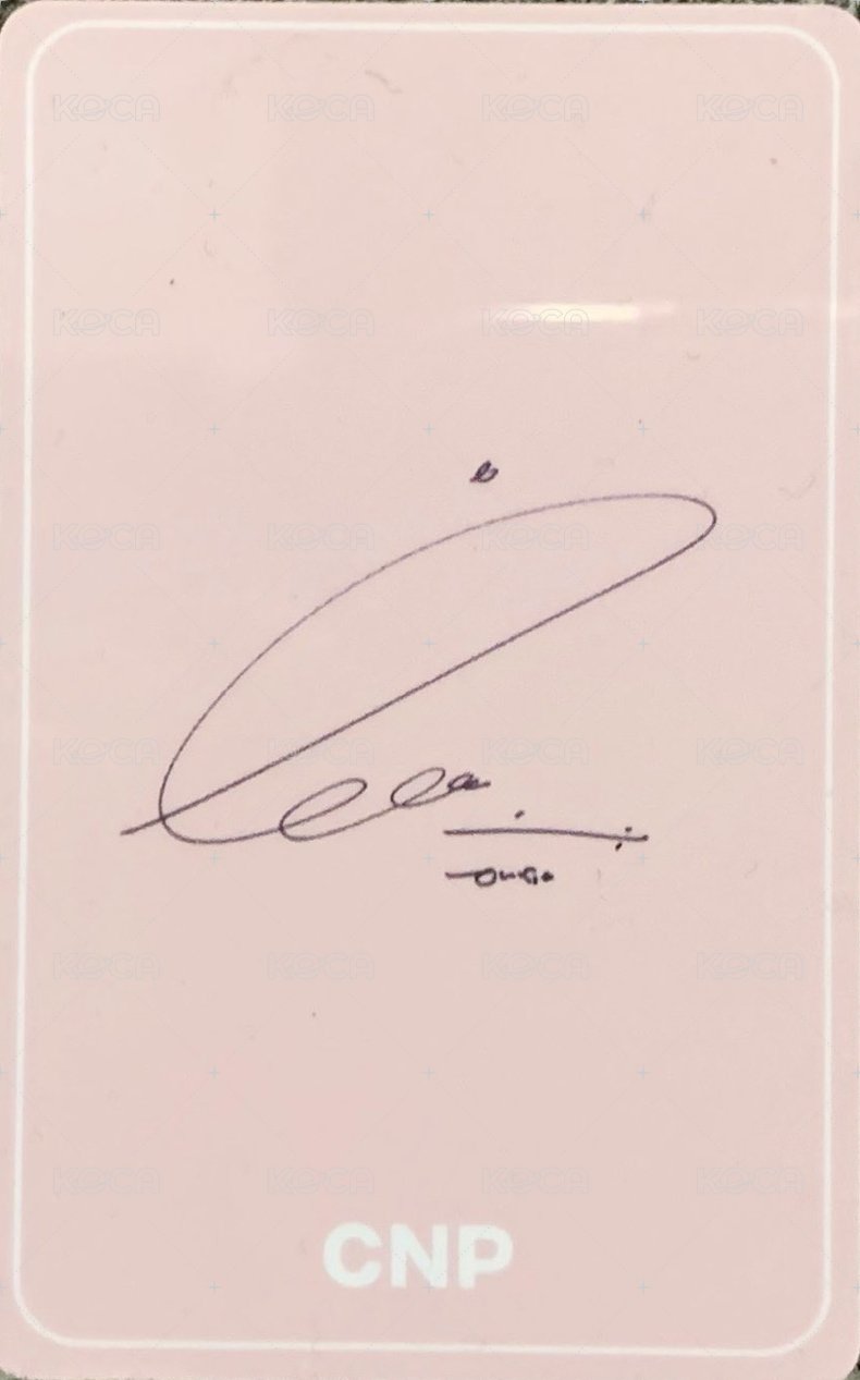 CNP 化妝品 代言卡  背面