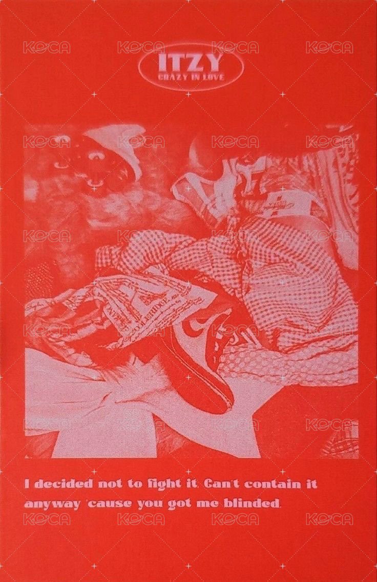 CRAZY IN LOVE target 預售 特典卡  背面