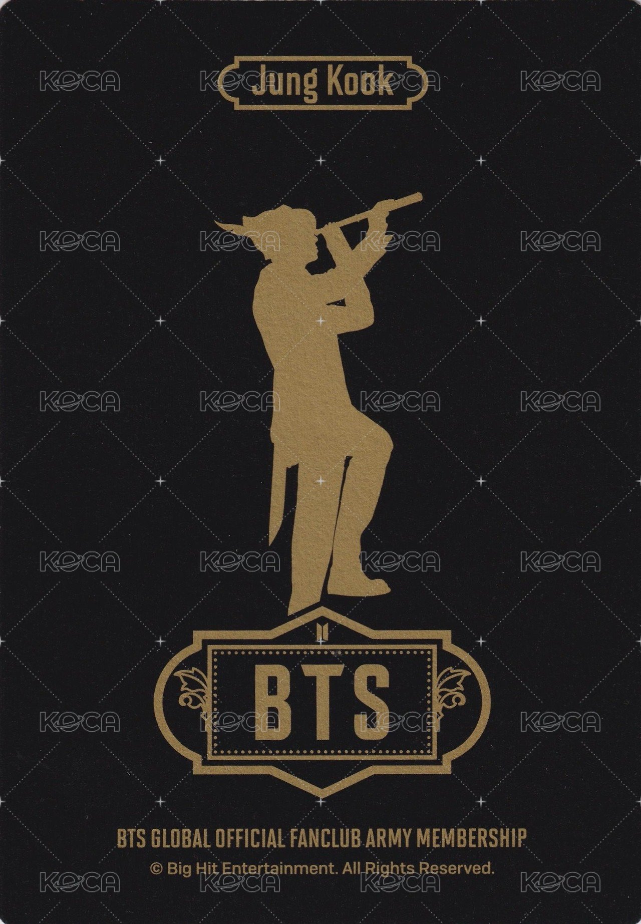 ARMY 會員禮卡 七期 背面