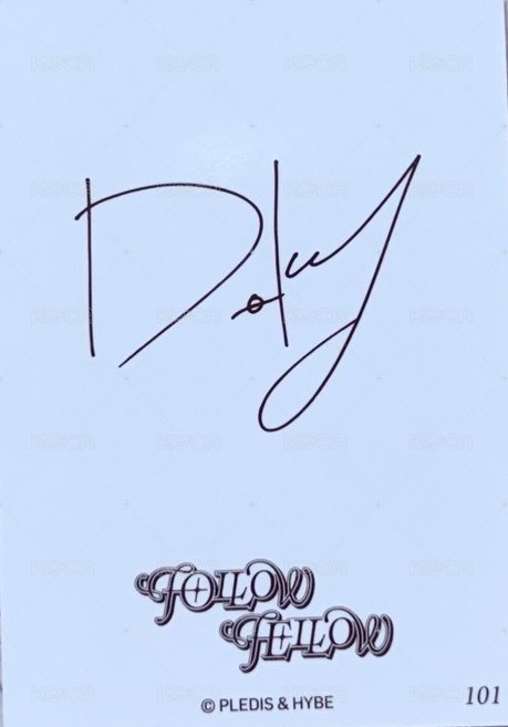 FOLLOWFELLOW 隨機卡 日卡包卡 背面