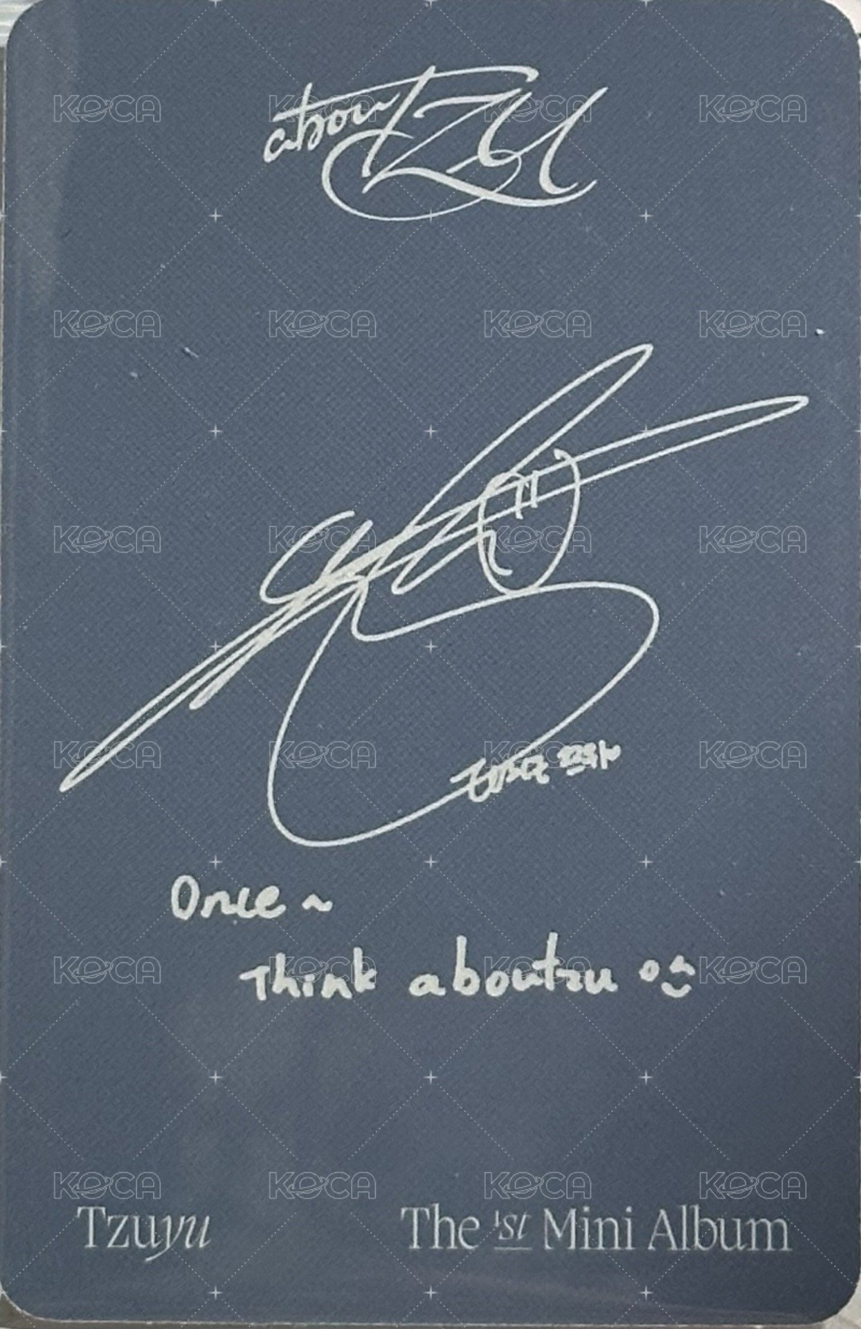 aboutTzu  專輯卡  背面