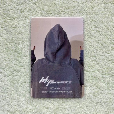 Karina💙WHIPLASH 快閃MD 帽T周邊雙面卡