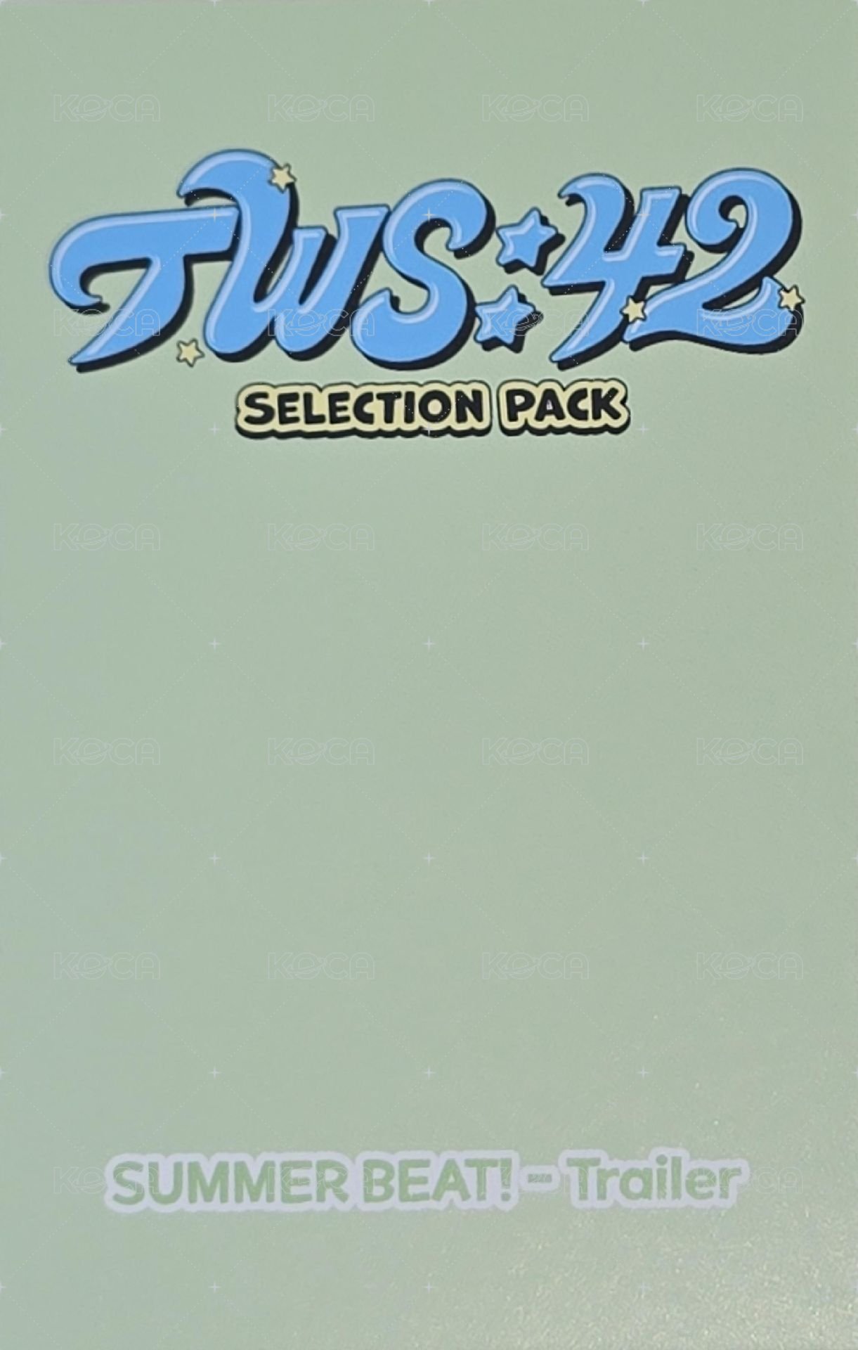 TWS:42 Selection Pack 周邊卡  背面