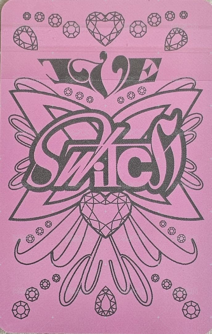 IVE SWITCH 專輯卡 ver.LOVED IVE 背面