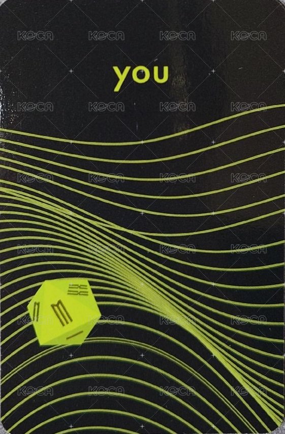 ENTWURF  專輯卡 ENTWURF 專輯卡 普版 Light ver. 左剪刀手 背面