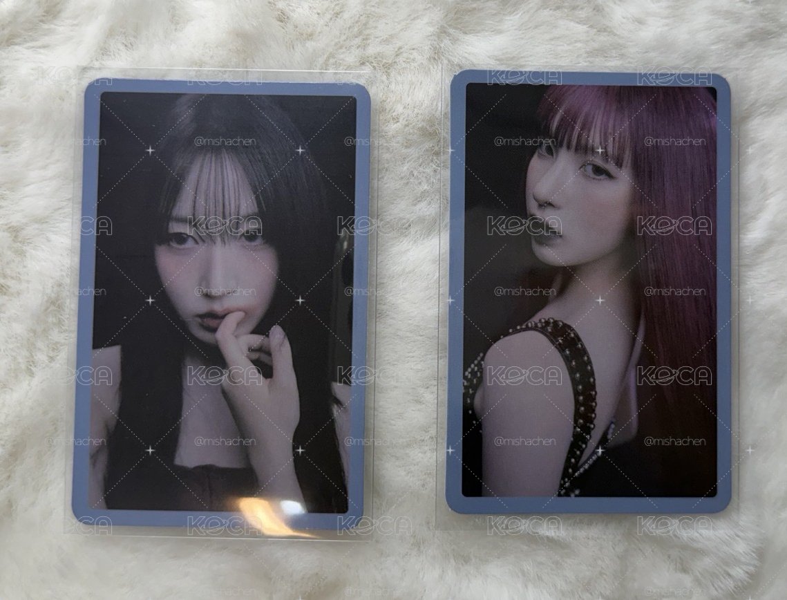 NMIXX Blue Valentine 快閃 別針卡