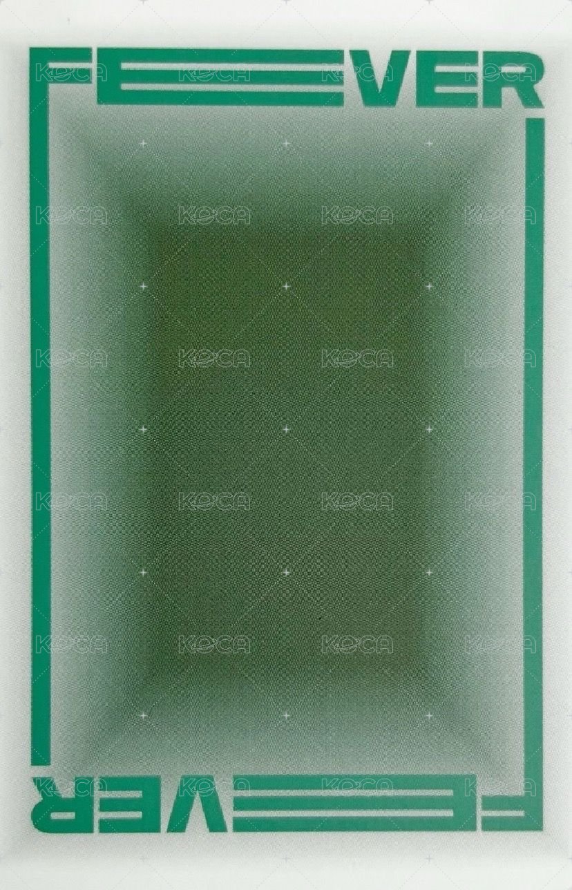 Fever pt.3 Kpopstore 2.0 簽售卡  背面