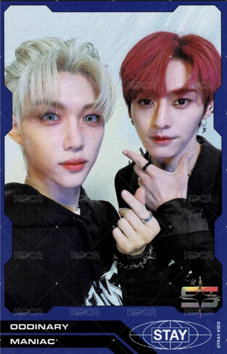 ODDINARY 專輯卡 藍版雙人卡 正面