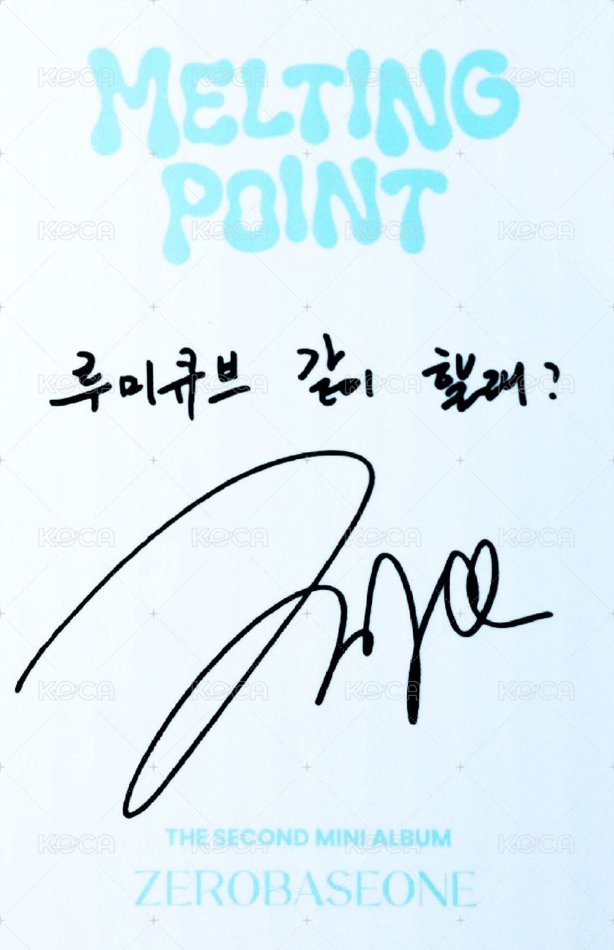 迷二 專輯卡 MYSTERY ver. 背面