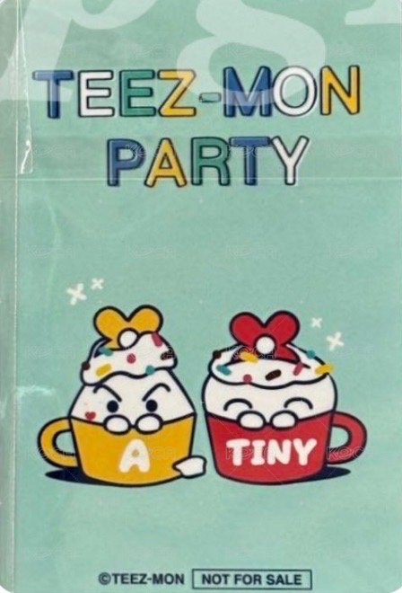 TEEZ-MON POP UP SHOP IN JAPAN 周邊卡 PLUSH 背面
