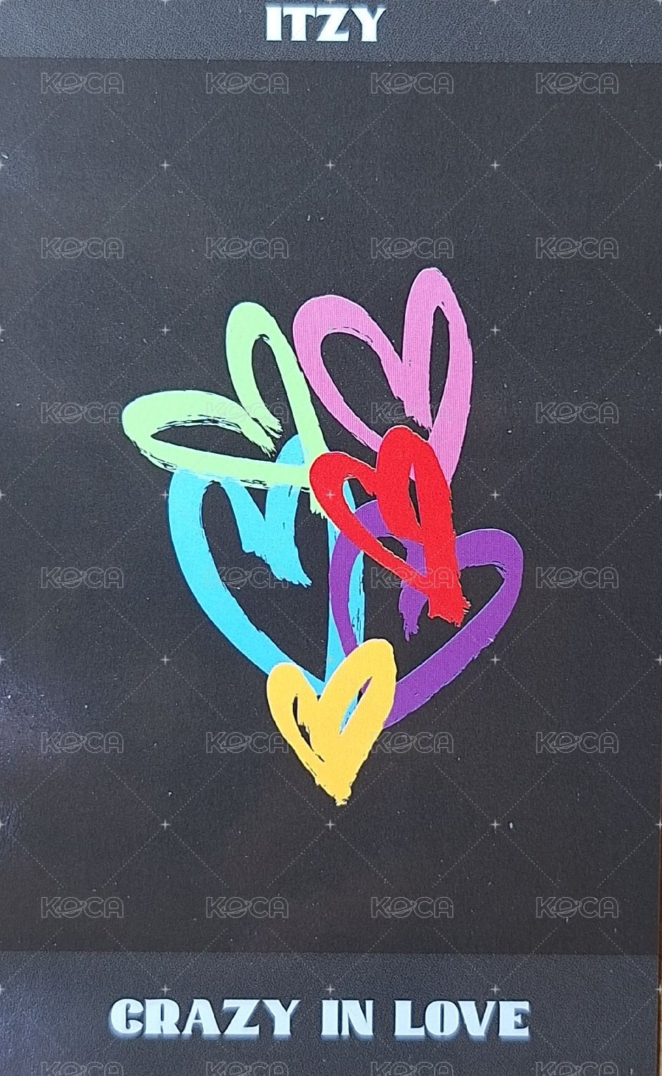 CRAZY IN LOVE am 3.0 簽售卡  背面