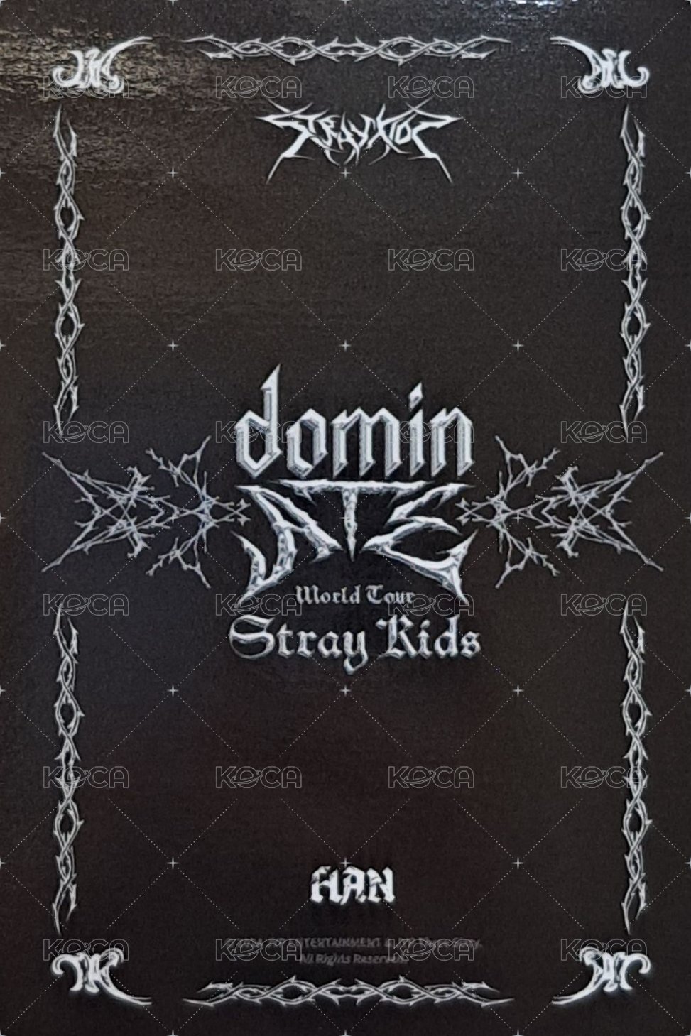 3rd 世巡 線下 滿額卡  背面