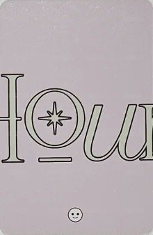 迷五 專輯卡 Tape ver.預售禮 背面