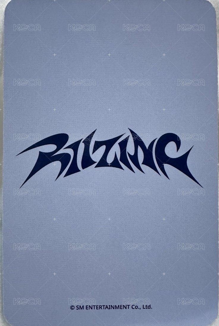 RIIZING sw 簽售卡  背面