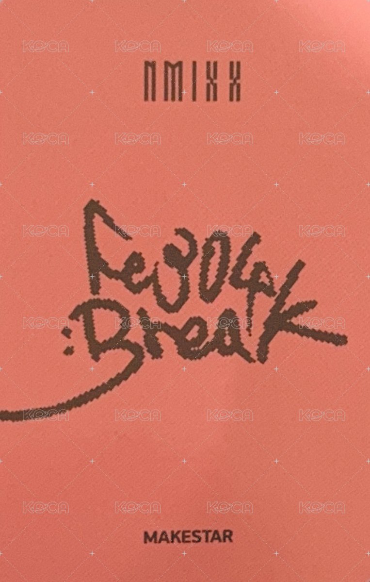 BREAK ms 幸運卡 拇指愛心 背面