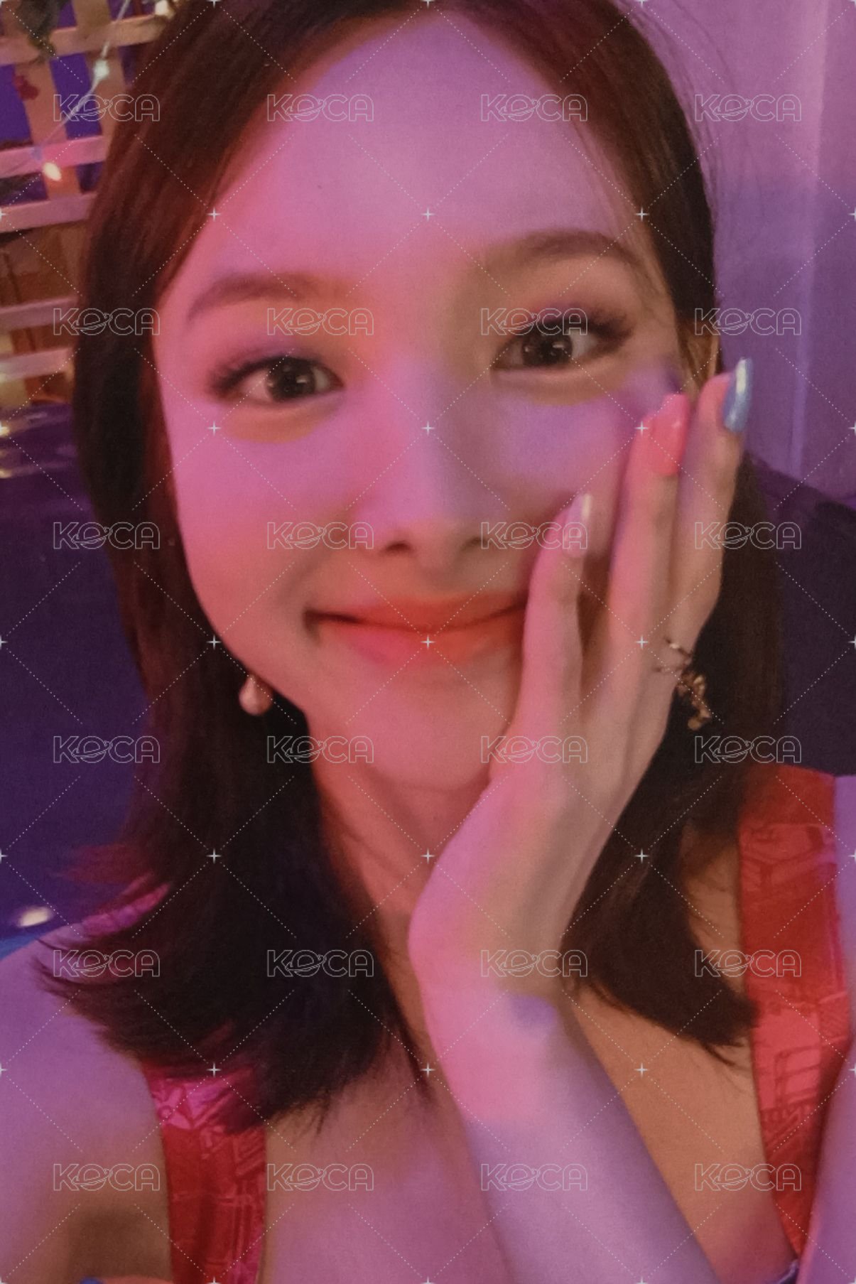 Taste of Love 專輯卡 捧臉臉 正面