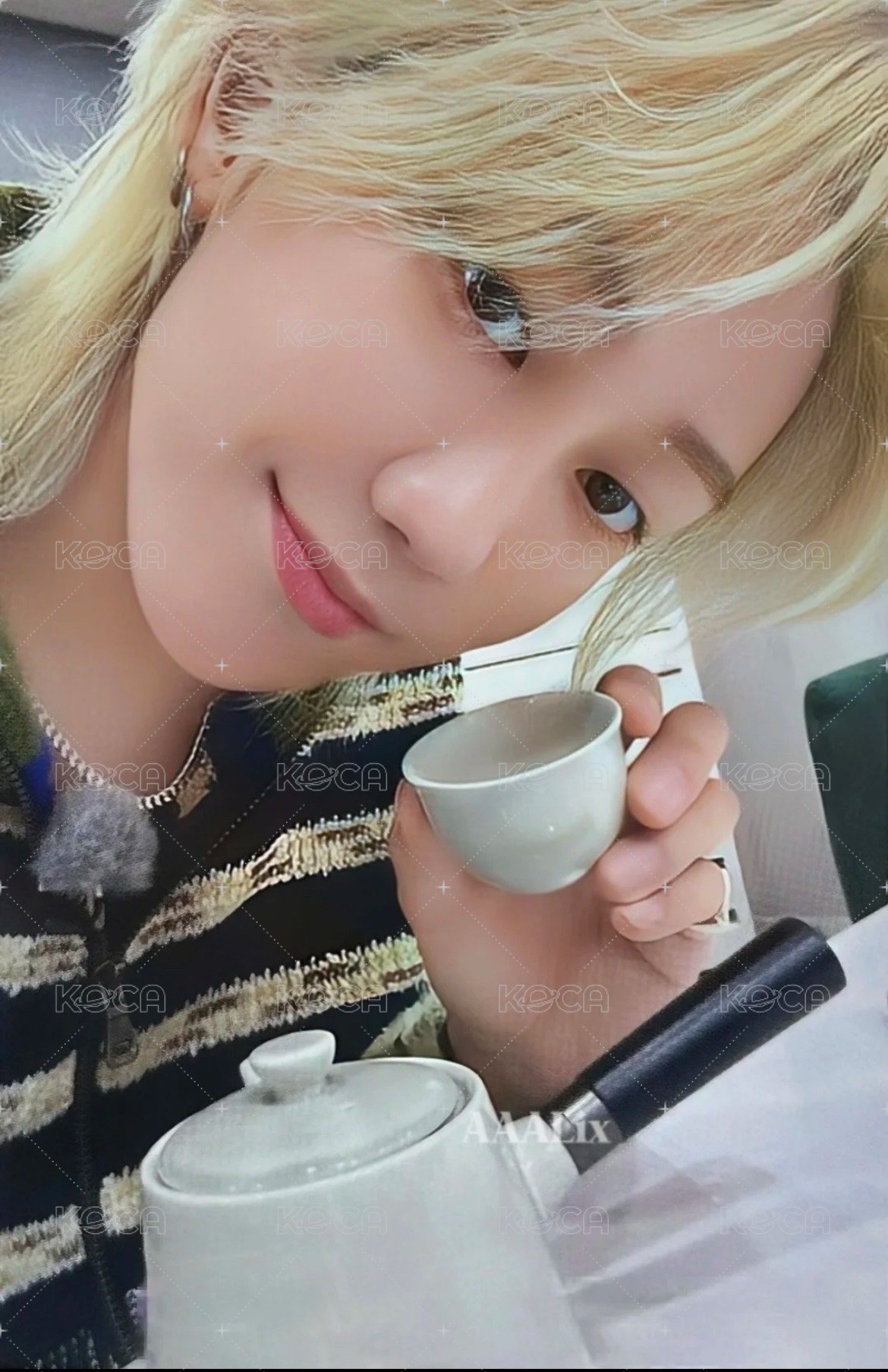 成員自製 周邊卡 茶具組 正面