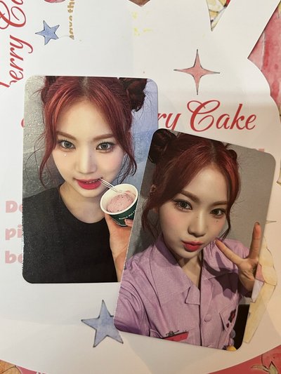 STAYC ISA amld 冰淇淋莎 2張套出