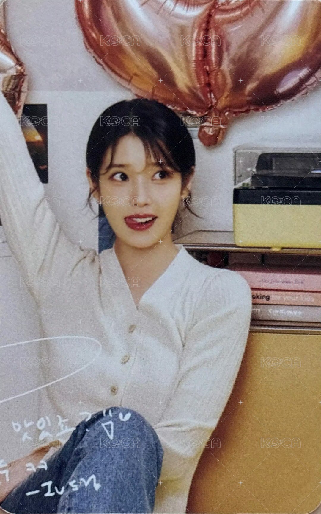 炸雞代言 代言卡  背面