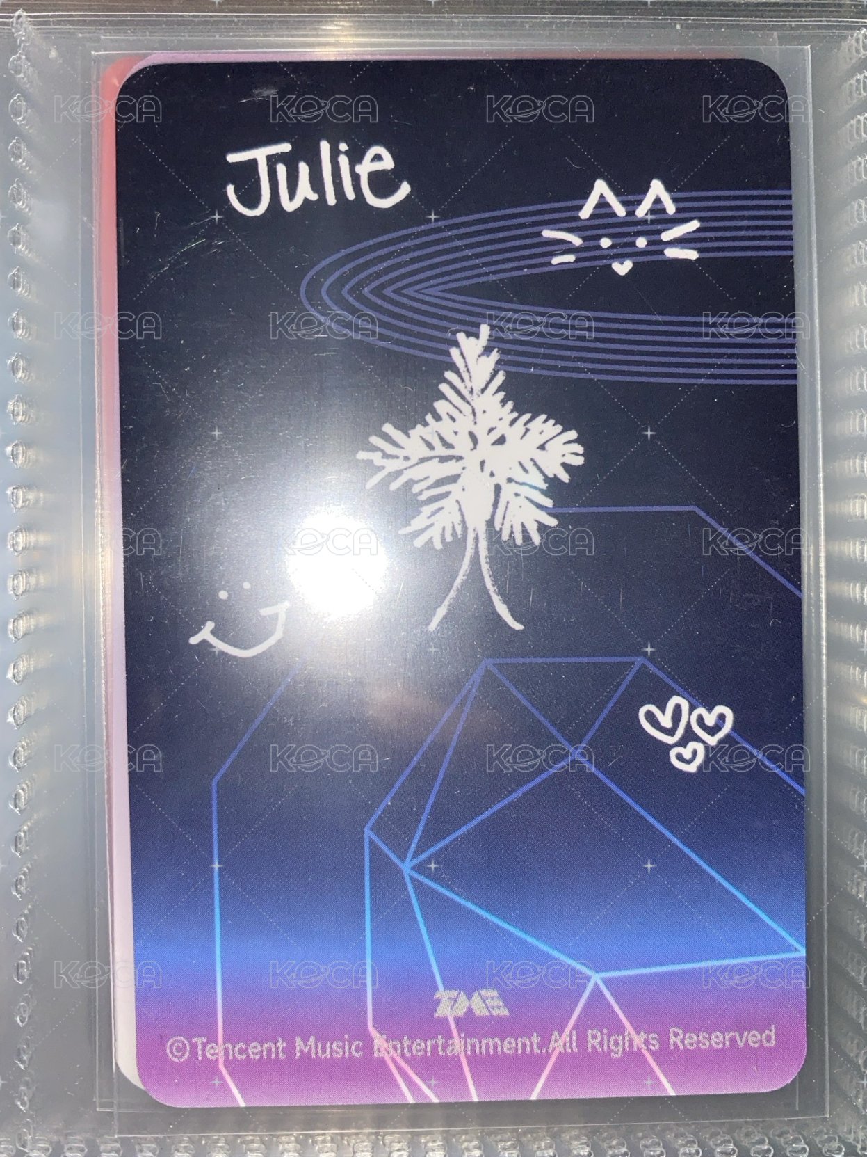 Lose Yourself QQ音樂 星光卡  背面