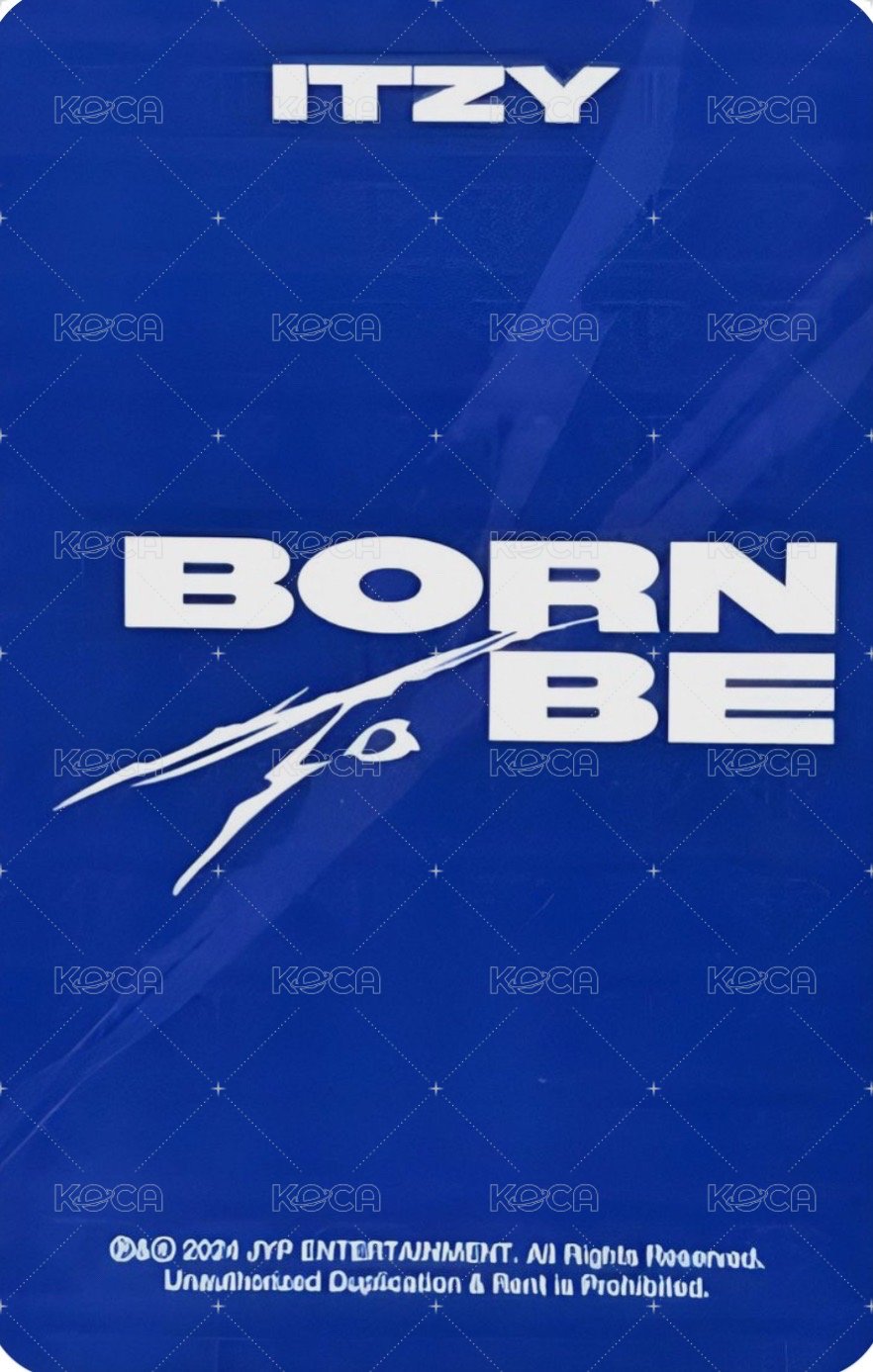 BORN TO BE sw 2.0 簽售卡  背面