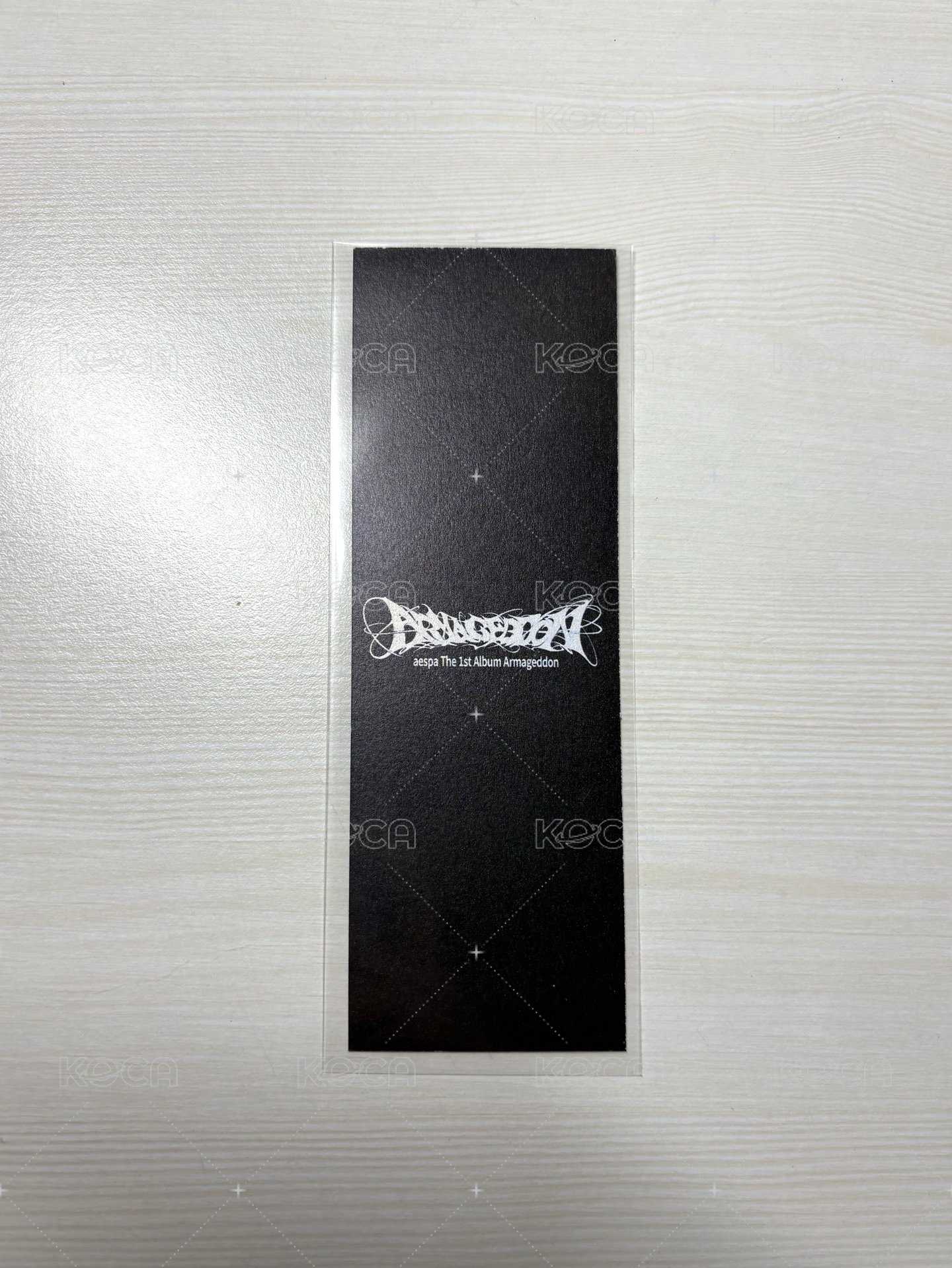 正規一 kms ver.3 簽售卡 咖啡廳花絮三宮格 背面