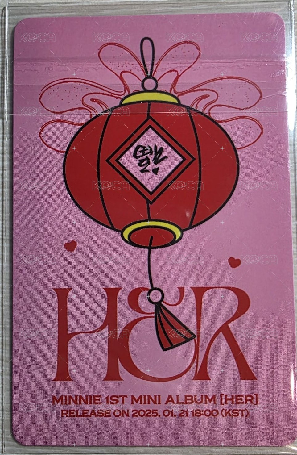 HER   amstar 1.0 特典卡  背面