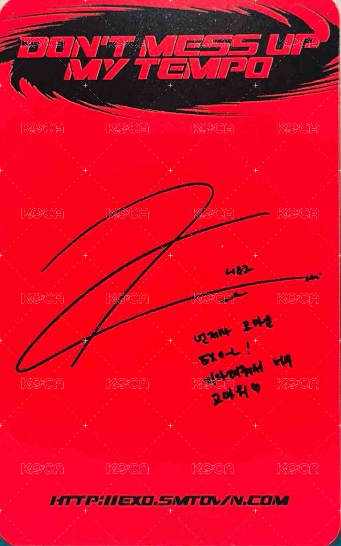 正規五輯 專輯卡 vivace  ver.  背面