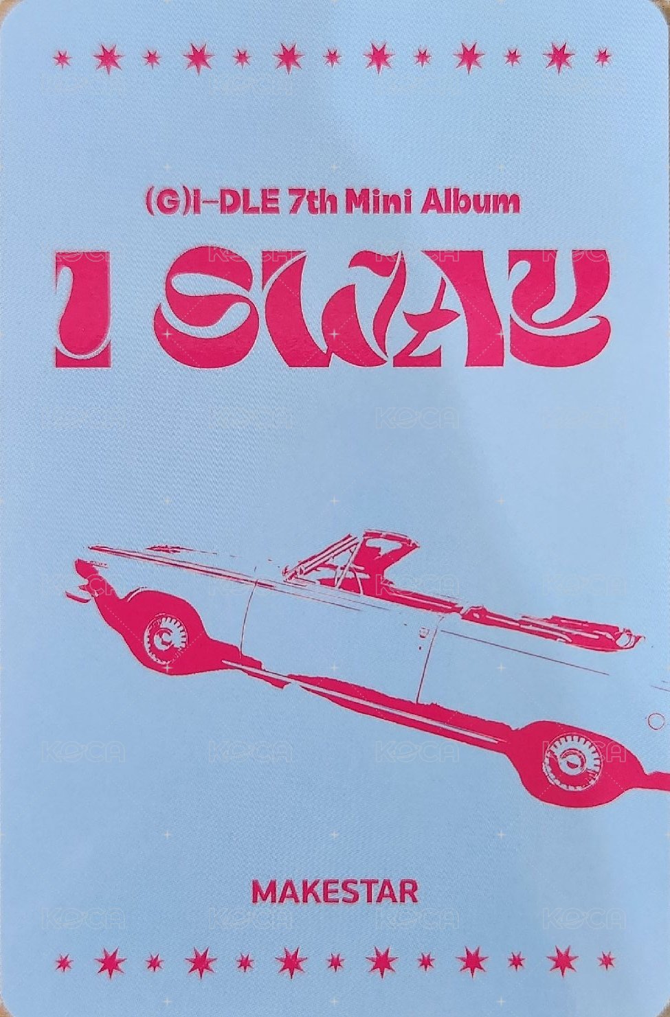 I SWAY ms 8.0 幸運卡 10/7台北簽售造型 背面