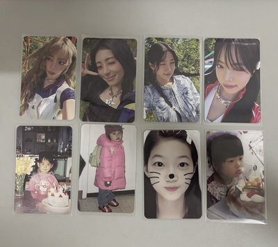 LESSERAFIM 年曆卡