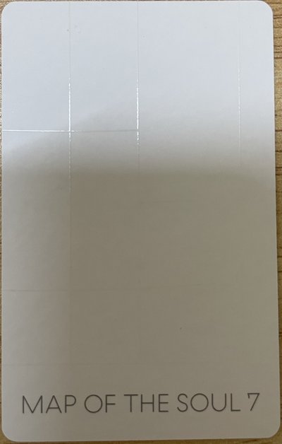 MAP OF THE SOUL 7專輯小卡