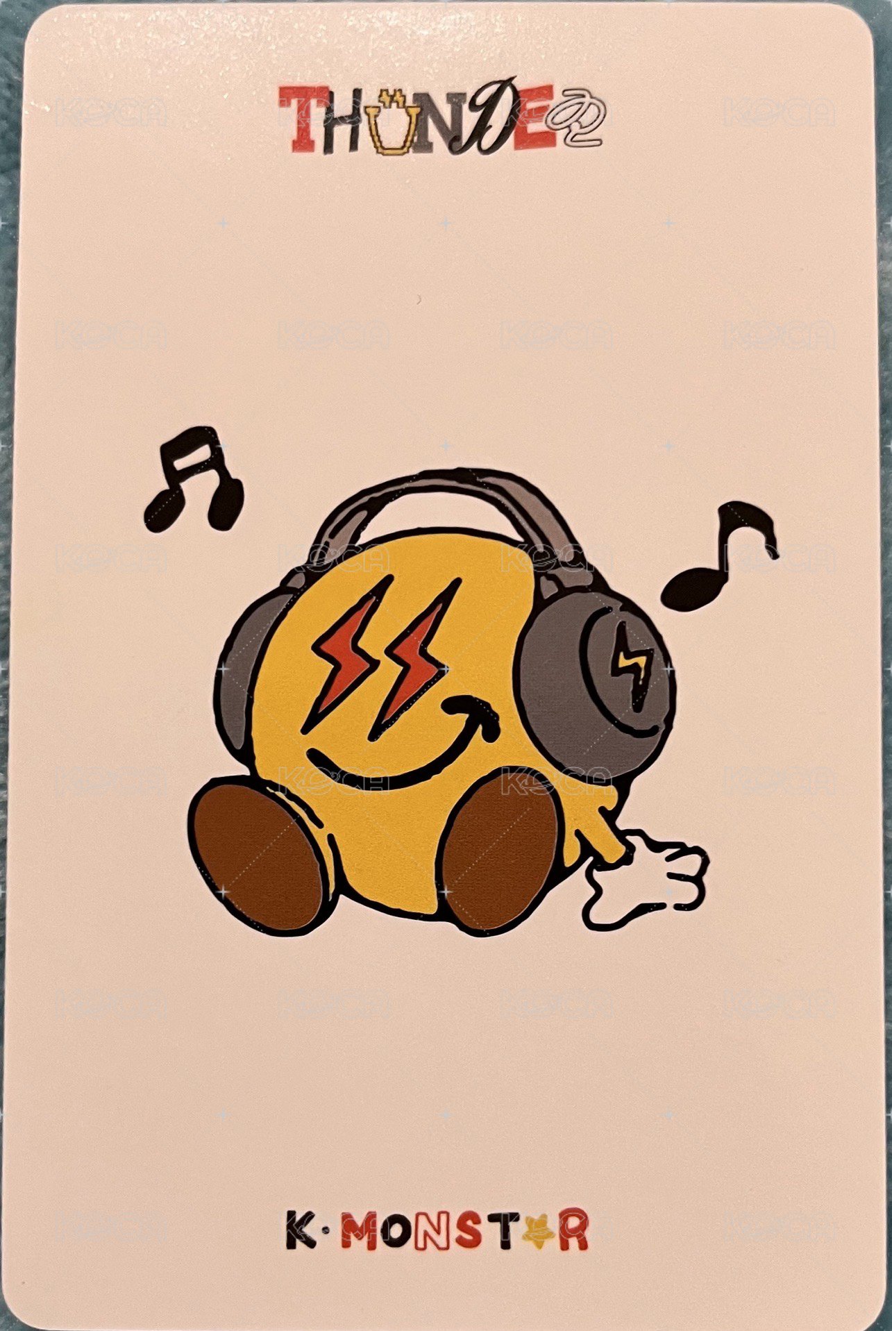 THUNDER 快閃店 km 滿額卡  背面