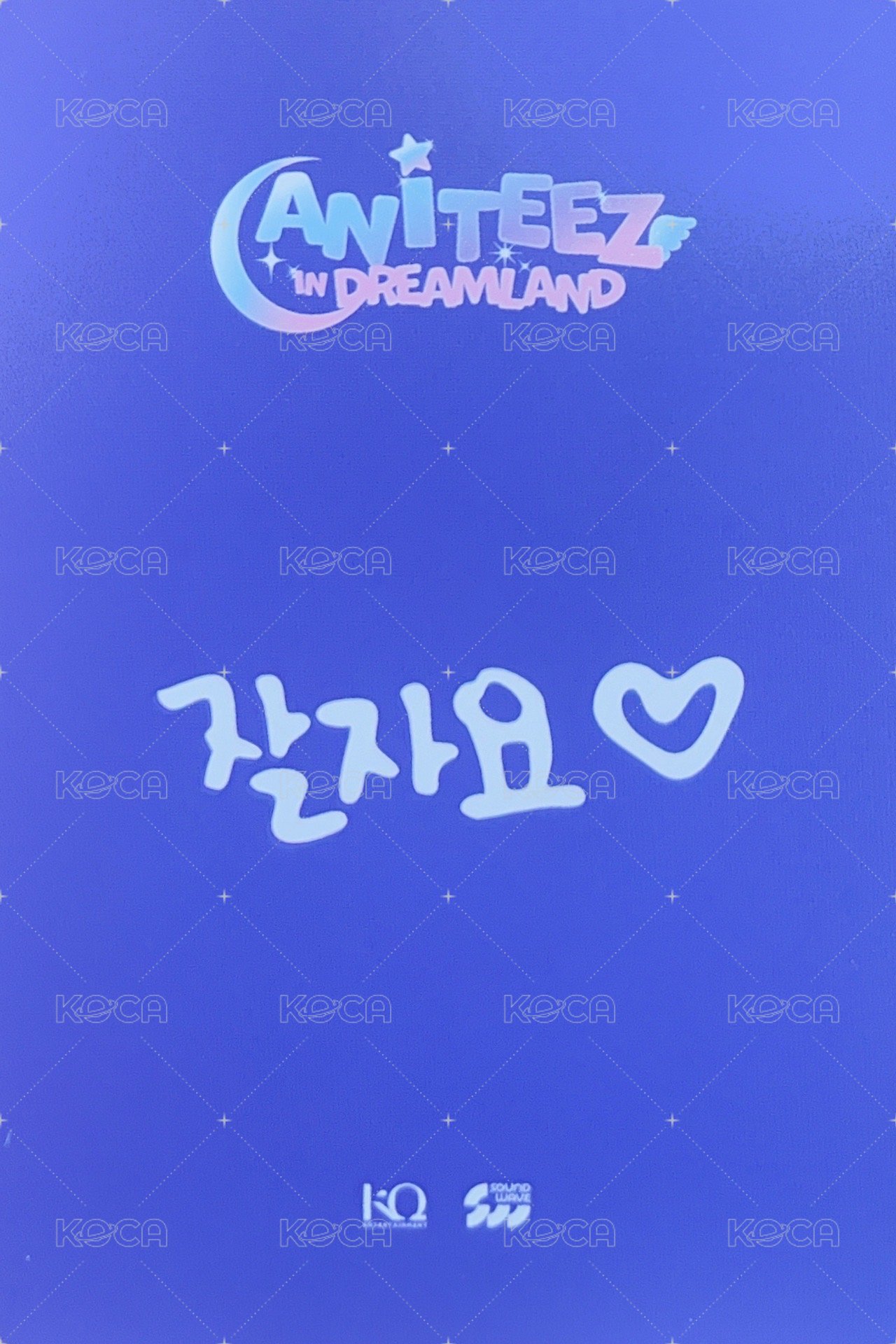 ANITEEZ IN DREAMLAND 滿額卡  背面