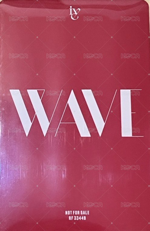 WAVE 專輯卡 通常盤 背面