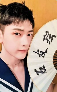 迷三 數星星 簽售卡 姓名摺扇 ver.