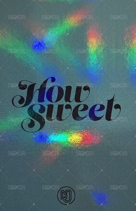 How Sweet 阿拉丁 特典卡  背面