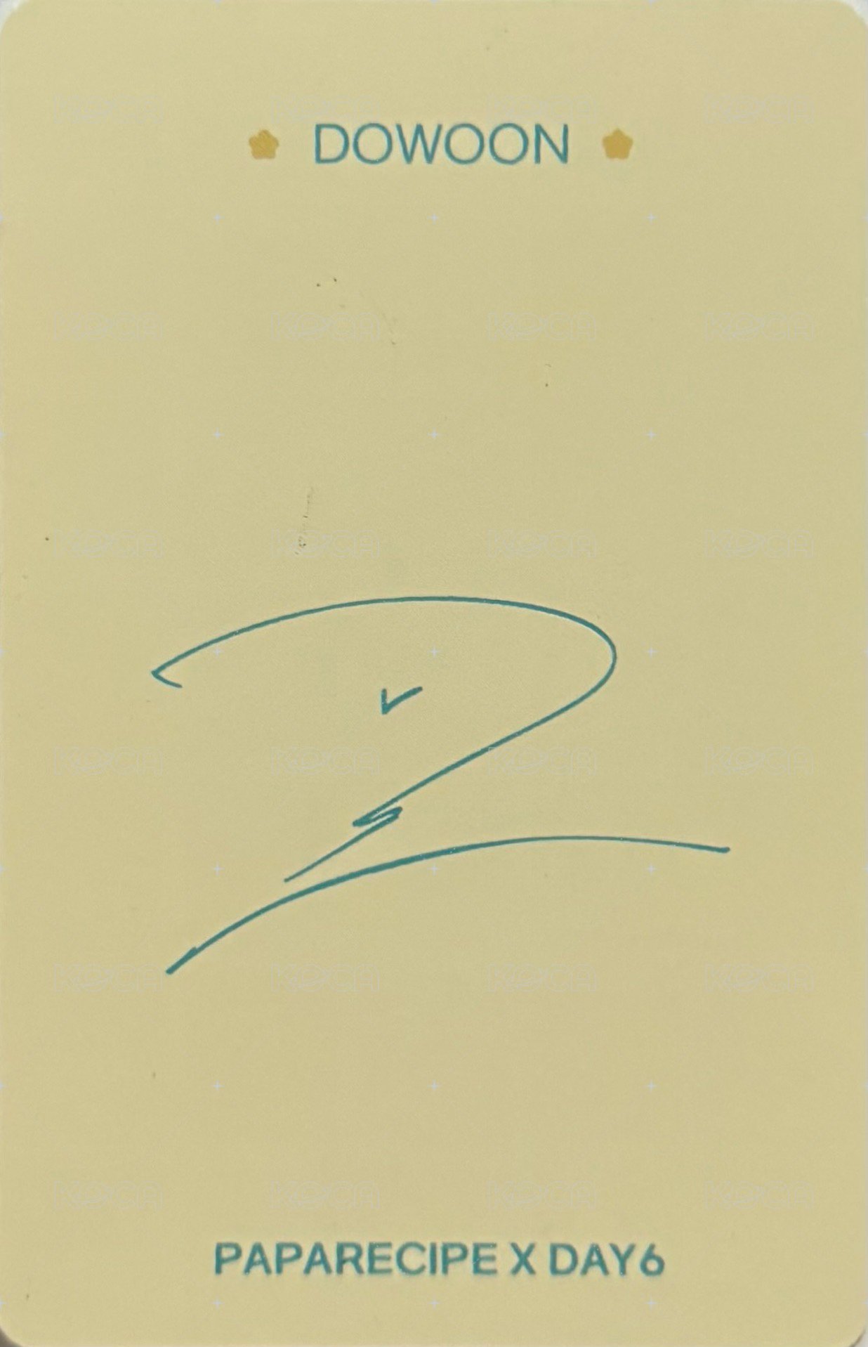 代言卡 Papa recipe 3.0 背面