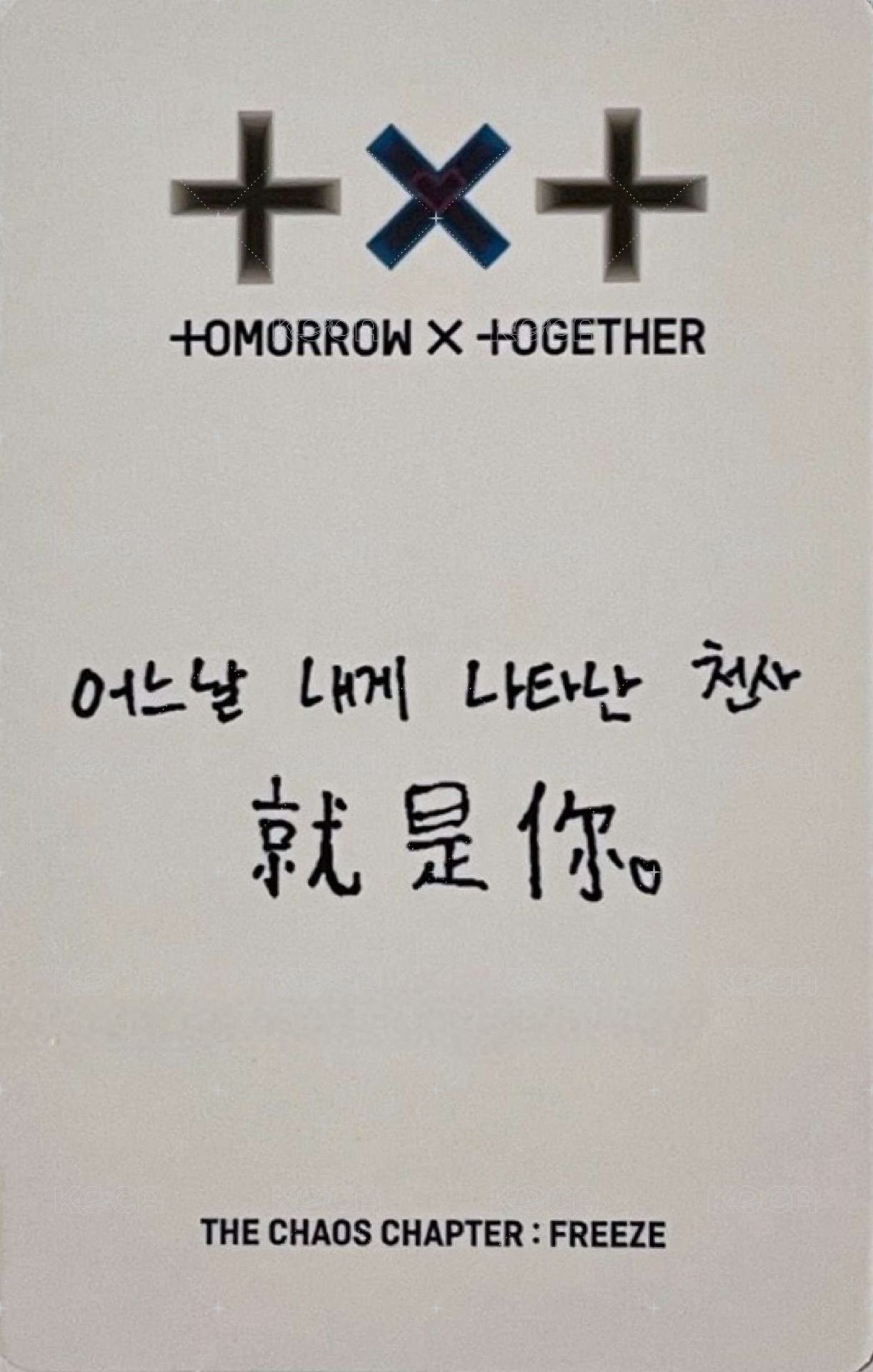 正二 yzy 2.0 簽售卡  背面