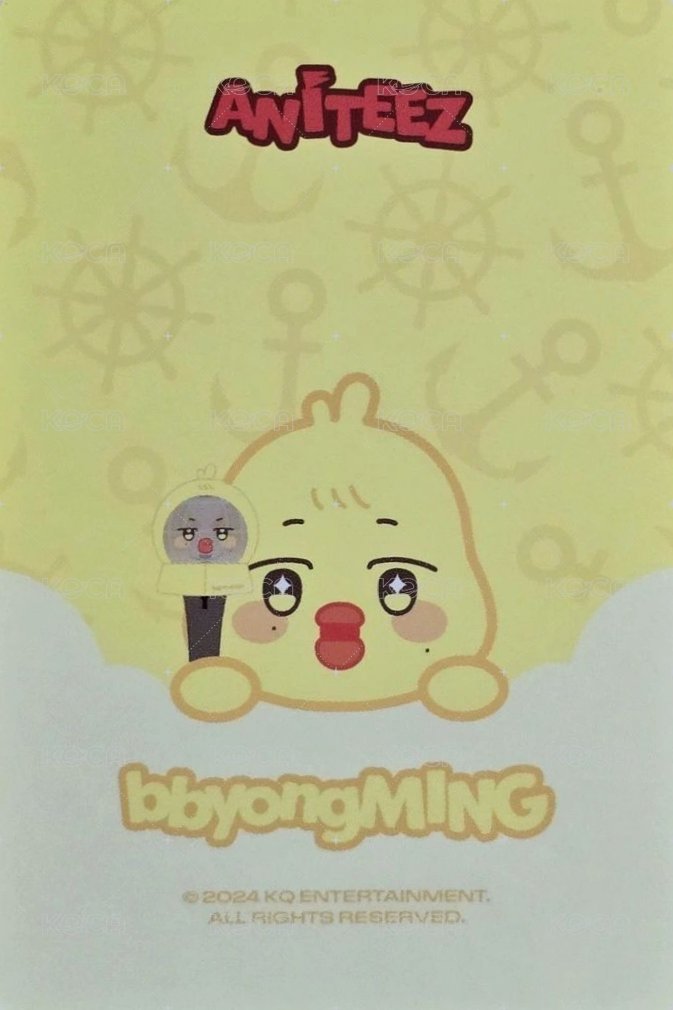 ANITEEZ IN ILLUSION 周邊卡 LIGHT STICK COVER 背面