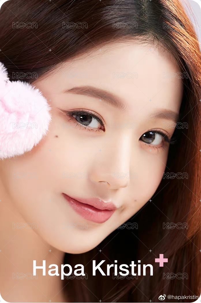 Hapa Kristin 代言卡  正面
