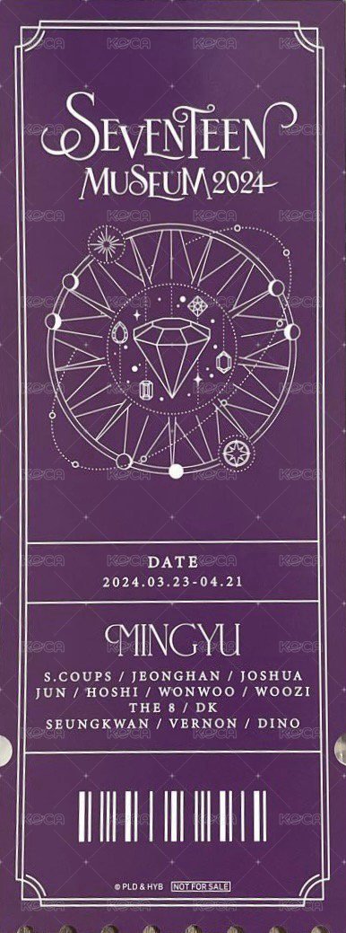 24‘博物館 入場卡 / 場限卡 1st Block  背面