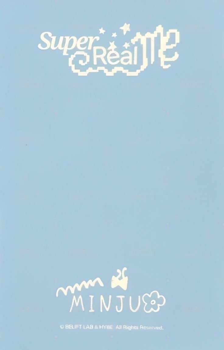 SUPER REAL ME 周邊卡 快閃貼紙卡 背面