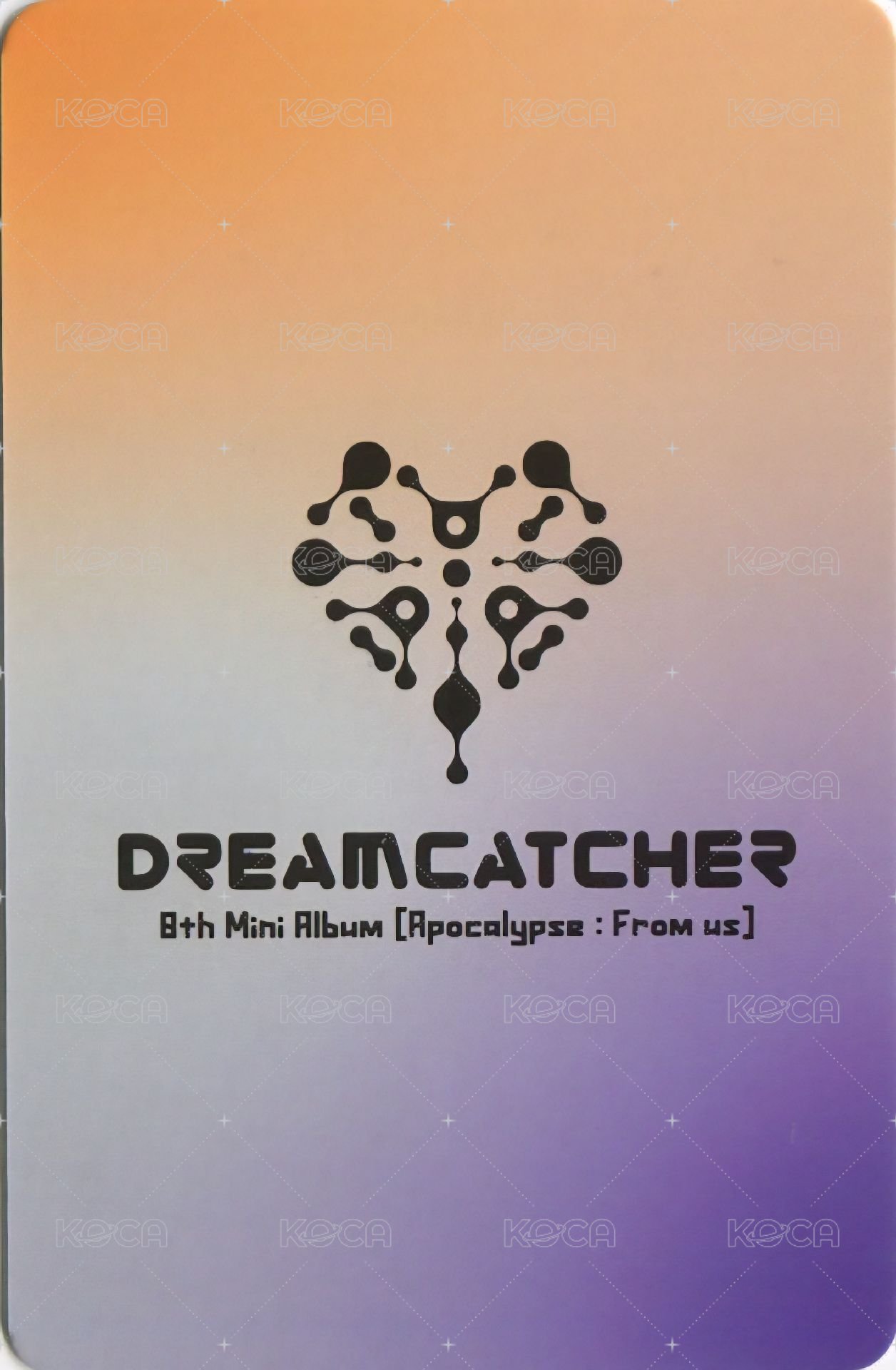 迷你八輯 k4 簽售卡 A ver. 背面