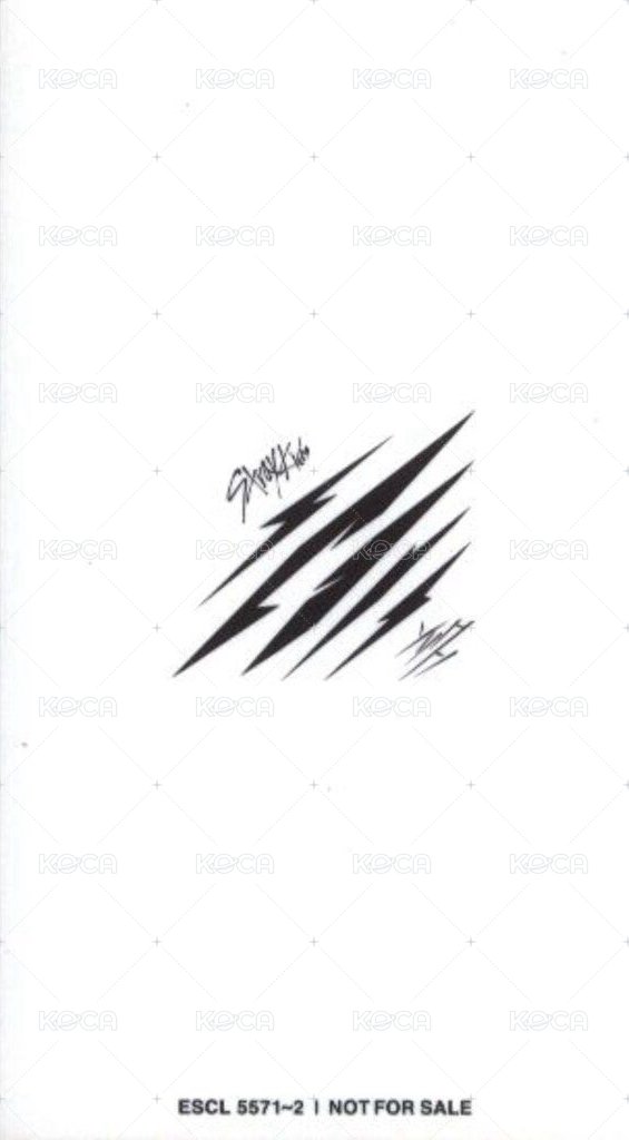 Scars 專輯卡 初回生產限定盤A 背面