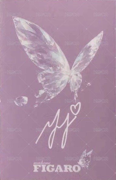 雜誌卡 費加羅固配 背面