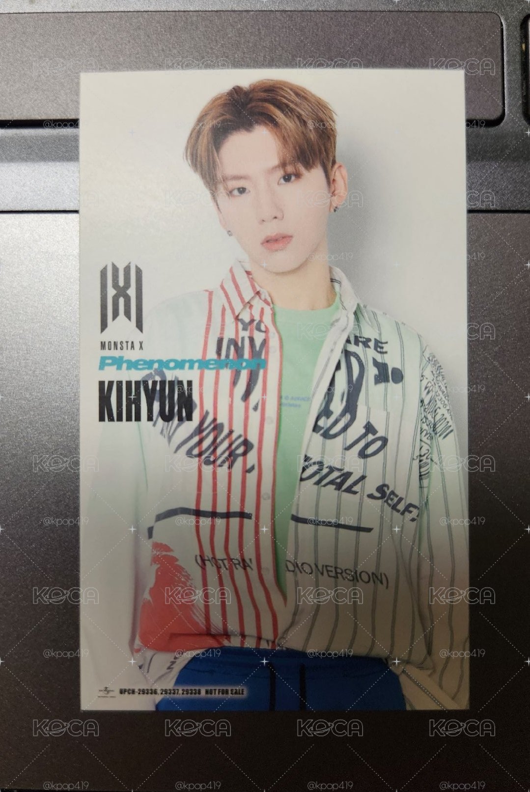 MONSTA X phenomenon KIHYUN LENS town 特典貼紙