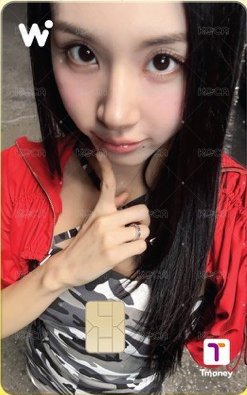 WOWPASS 交通卡 彩瑛 WOWPASS二代卡 正面